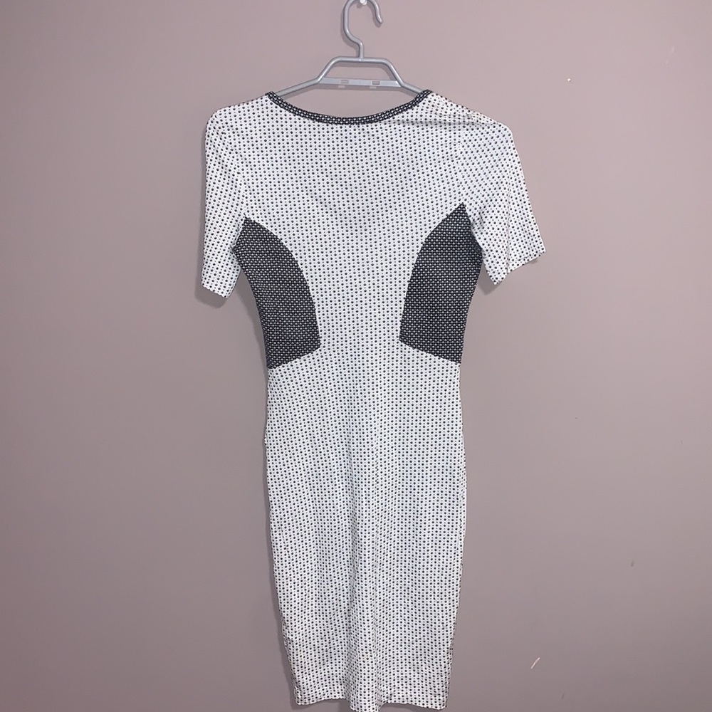 French connection white printed dress size small - Picture 5 of 5